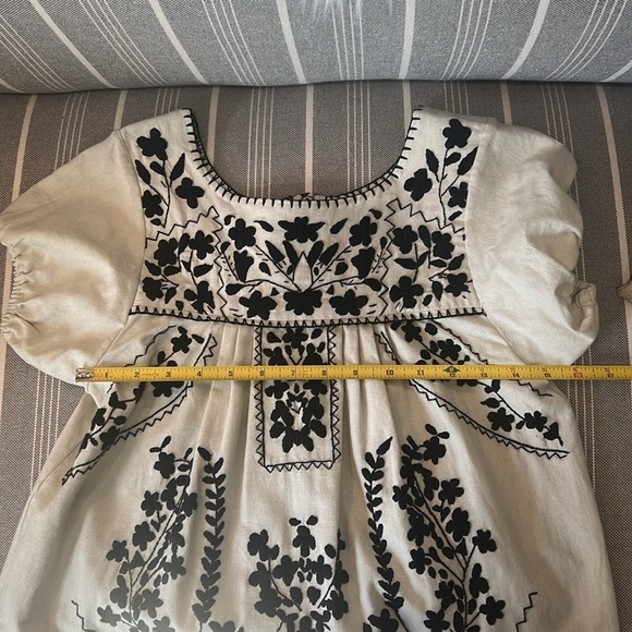 Lerario Beatriz Embroidered Mini Dress Tunic - Picture 12 of 13